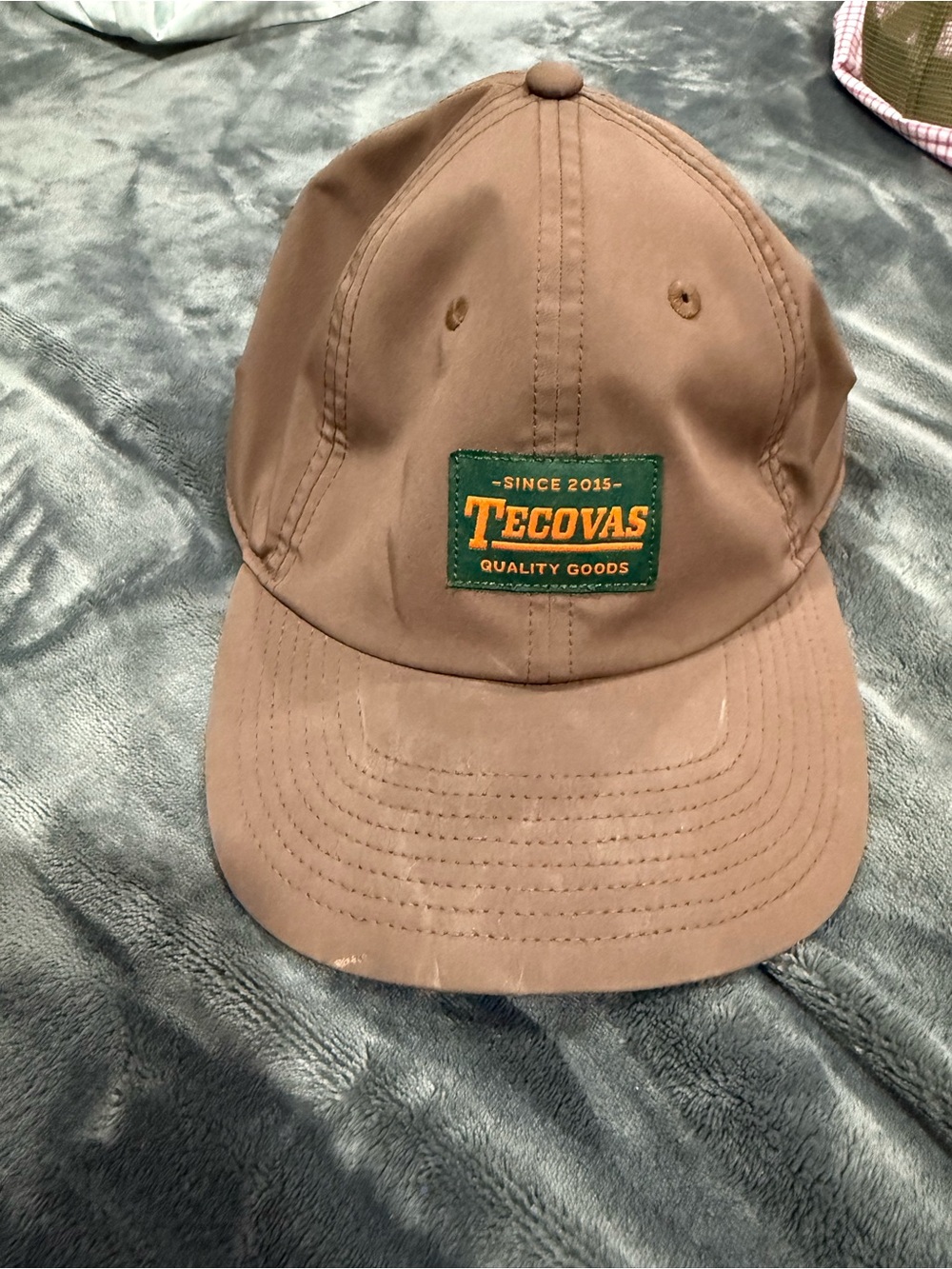 Tecovas BrownCap with Green and Orange Patch